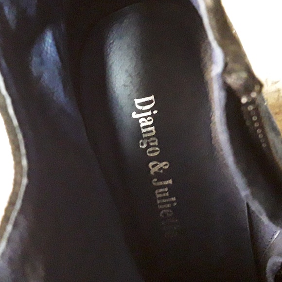 Navy black django and juliette ankle boots - Picture 7 of 10